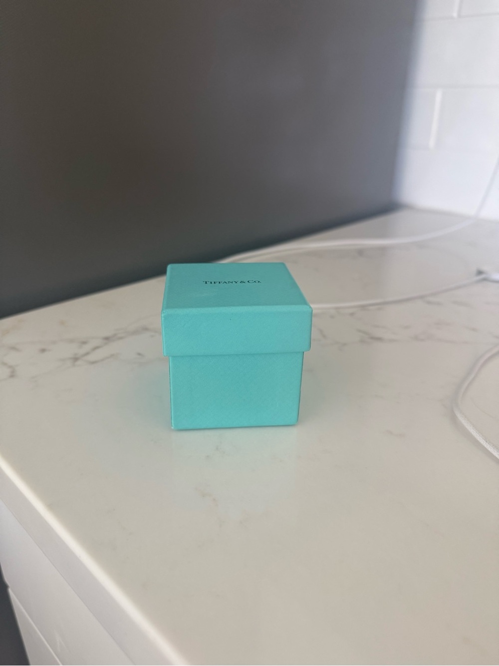 Tiffany & Co. Platinum Solitaire Ring with Tiffany Blue Box - Picture 11 of 12